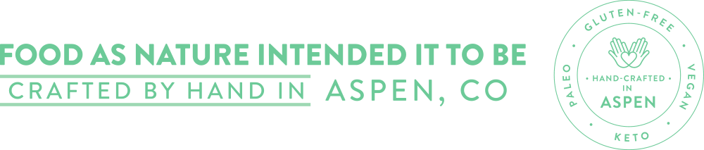 Food As Nature Intended It To Be - Green Machine - Grain Free, Paleo, All Natural, Vegan Granola - Hand-crafted in Aspen, Colorado, USA.